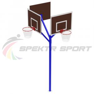 Купить Стойка баскетбольная уличная комбинированная (3 щита) в Дубне 