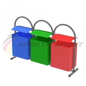 Купить Урна трехсекционная 1200х300х800 в Дубне 