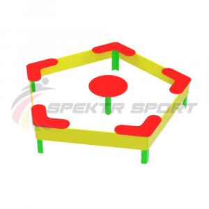 Купить Песочница со столиком и сиденьями в Дубне 