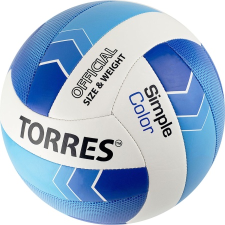 Купить Мяч волейбольный Torres Simple Color любительский р.5 в Дубне 